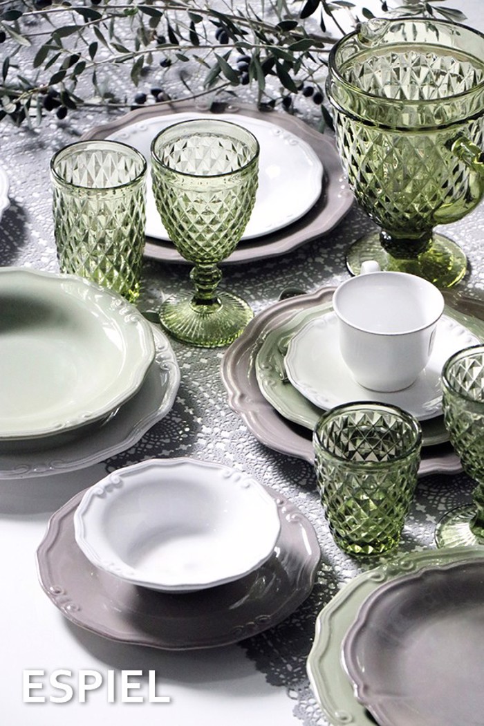 ^Ποτήρι Νερού Πράσινο 17εκ TIR104K6 Espiel ^Potiri Nerou Prasino 17ek TIR104K6 Espiel