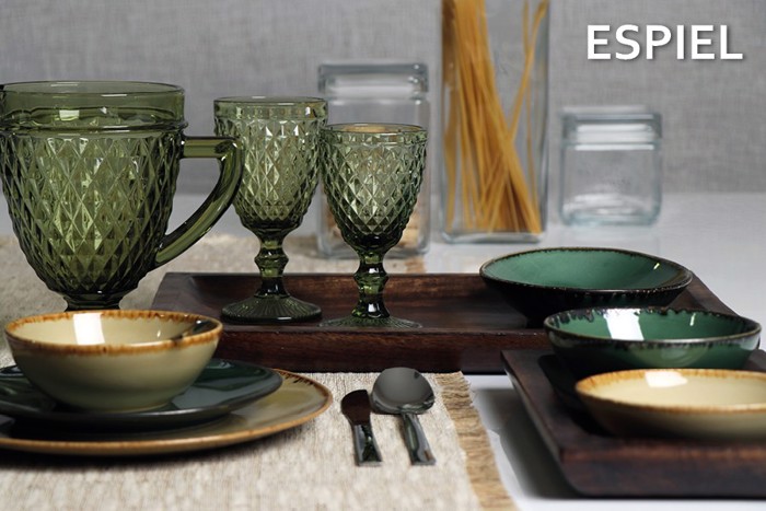 ^Ποτήρι Νερού Πράσινο 17εκ TIR104K6 Espiel ^Potiri Nerou Prasino 17ek TIR104K6 Espiel