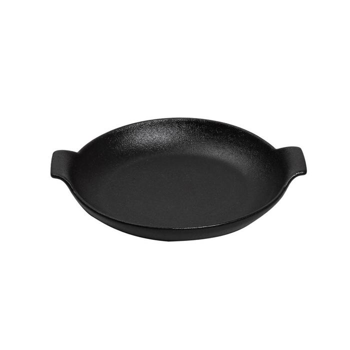 Σαγανάκι Στρογγυλό Stoneware Μαύρο 20.5Χ17Χ5.2εκ NOL114K2 Espiel Sagnaki Strongulo Stoneware Mavro 20.5X17X5.2ek NOL114K2 Espiel