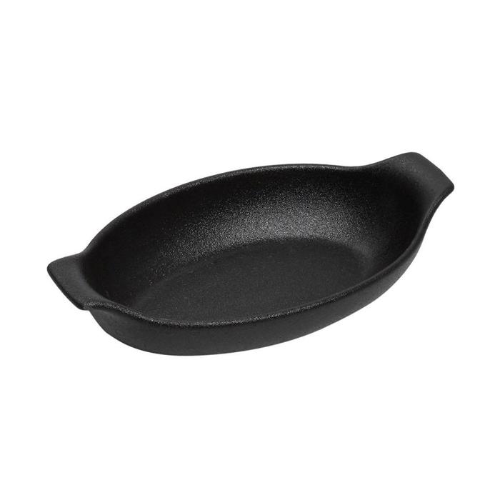 Σαγανάκι Οβάλ Stoneware Μαύρο 24Χ12.8Χ5.8εκ NOL120K4 Espiel Sagnaki Obal Stoneware Mavro 24X12.8X5.8ek NOL120K4 Espiel