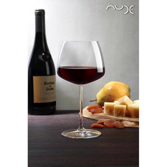 SET 6TMX NUDE MIRAGE RED WINE NU66093-6 ESPIEL