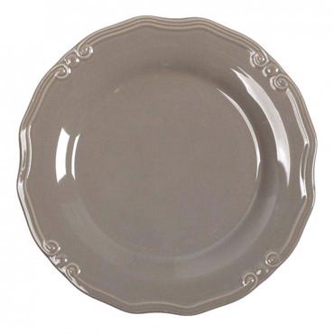 Tiffany Πιάτο Ρηχό Καφέ - Γκρι 27εκ RSG101K6 Espiel