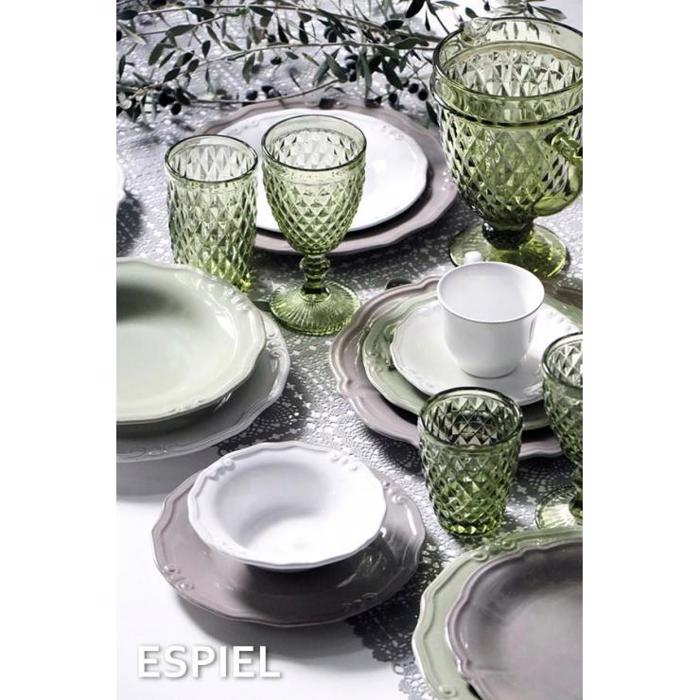 Tiffany Πιάτο Βαθύ Καφέ - Γκρι 24εκ RSG102K6 Espiel Tiffany Piato Bathu Kafe - Ggri 24ek RSG102K6 Espiel