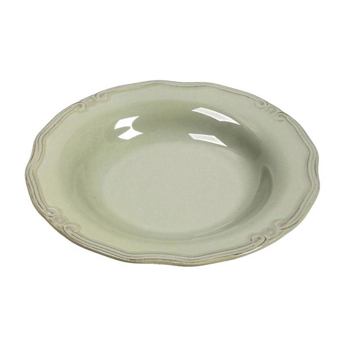 Piato Bathu ''TIFFANY'' Fustiki Stoneware F24x3.5cm RSL102K6 Espiel