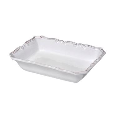 Tiffany Μπωλ Ορθογώνιο Λευκό 22Χ17εκ RSW107K6 Espiel