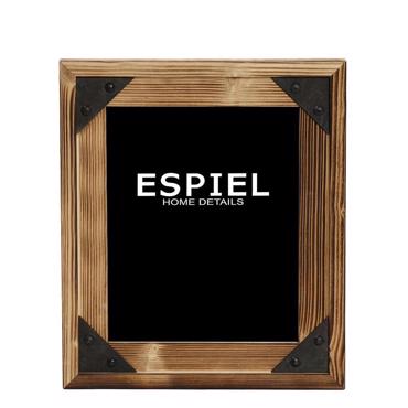 Κορνίζα Ξύλο Καφέ-Μέταλλο 10Χ15εκ. SOF117 Espiel