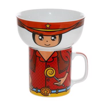 Σετ 2τμχ Κούπα Και Μπωλ Σερίφης TAB0242 Espiel