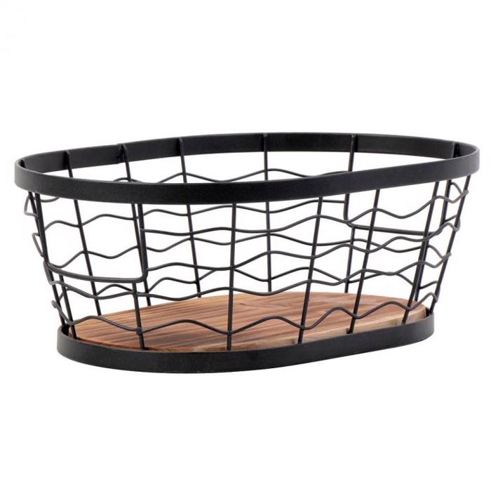 Kalathi Metalliko Mavro 36X25X13ek TAK108 Espiel