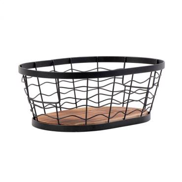 Καλάθι Μεταλλικό Μαύρο 26Χ16Χ9εκ TAK110 Espiel