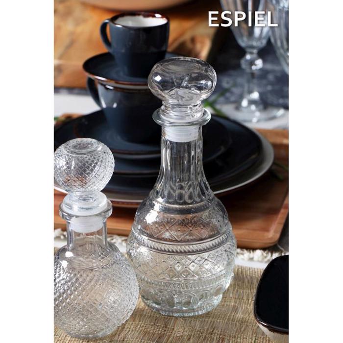 Πιάτο Ρηχό Σκούρο Γκρι 26.5Χ2.5εκ TLG101K6 Espiel Piato Rixo Skouro Ggri 26.5X2.5ek TLG101K6 Espiel