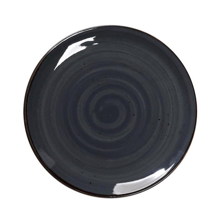 Πιάτο Ρηχό Σκούρο Γκρι 26.5Χ2.5εκ TLG101K6 Espiel Piato Rixo Skouro Ggri 26.5X2.5ek TLG101K6 Espiel