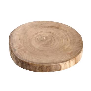 Πλατό Σερβιρίσματος Ξύλινο Στρογγυλό 35Χ32Χ3.5εκ XYP109 Espiel