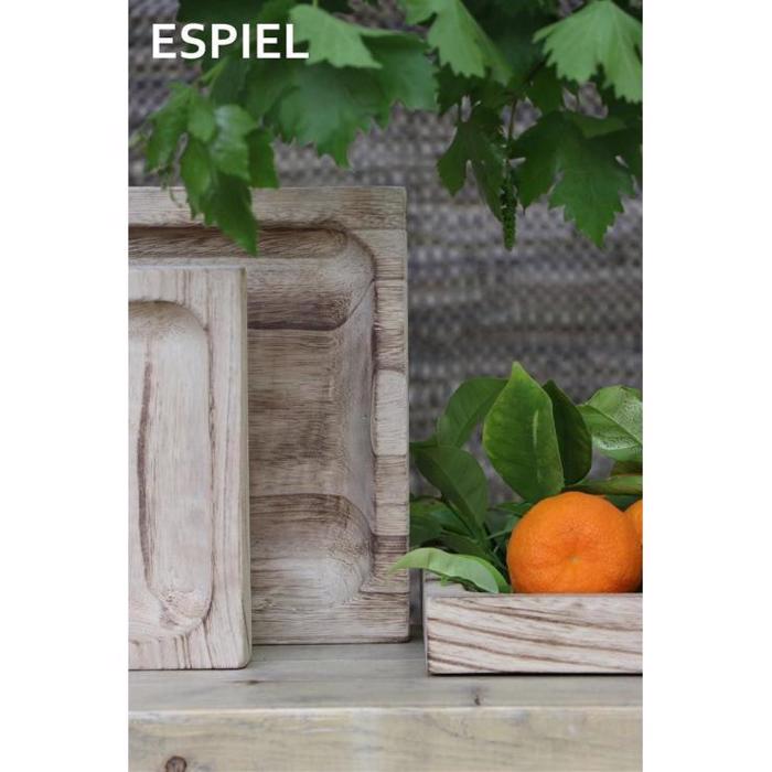 PLATO SERBIRISMATOS XuLINO TETRAGNO 25,5X25,5X4EK XYP122 ESPIEL