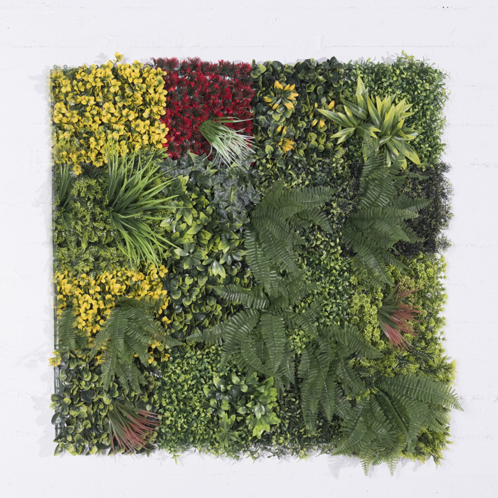 Supergreens Texniti Fullosia Fteri Mix ''Lith'' 100x100cm 4291-7