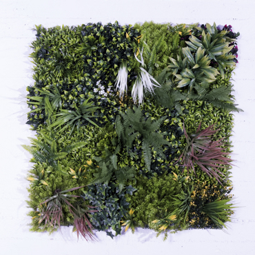 Supergreens Τεχνητή Φυλλωσιά Φίκος με Φτέρη ''Flux'' 100x100cm 5291-7