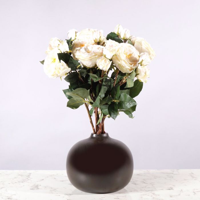 Supergreens Τεχνητό Κλωνάρι Τριαντάφυλλο Κρεμ 61cm 2820-7 Supergreens Texnito Klonari Triantafullo Krem 61cm 2820-7