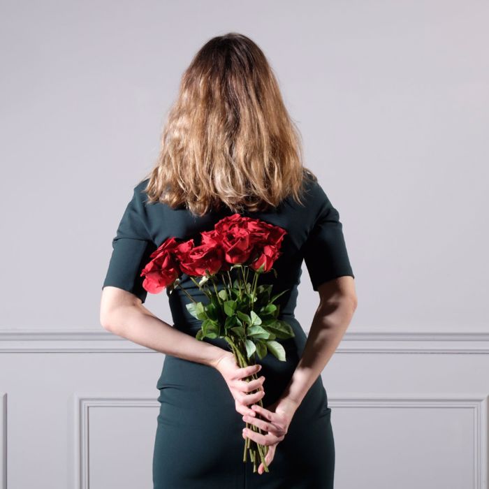 Supergreens Texnito Klonari Triantafullo Kokkino 47cm 4531-7