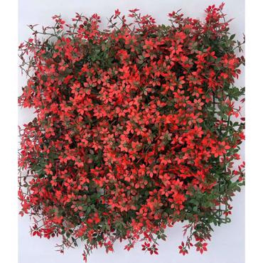 Supergreens Τεχνητή Φυλλωσιά Φτέρη ''Alpine'' Κόκκινη 50x50cm 1381-7