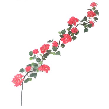 Supergreens Τεχνητή Γιρλάντα Τριαντάφυλλο Garden Κόκκινη 240cm 5881-7