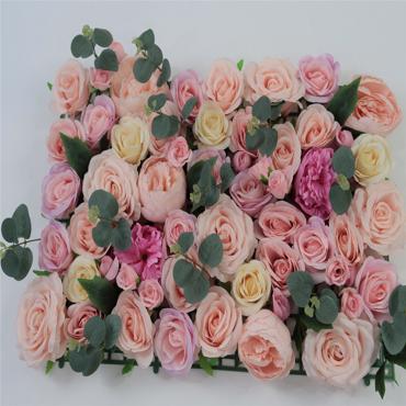 Supergreens Τεχνητή Φυλλωσιά Τριαντάφυλλο Ροζ 50x50 εκ. 7671-7