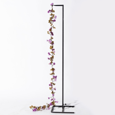 Supergreens Τεχνητή Γιρλάντα Τριαντάφυλλο Μωβ 210cm 7851-7