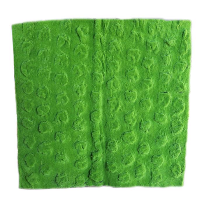 Supergreens Texniti Fullosia Moss ''Wavy'' Prasini 100x100cm 8971-7