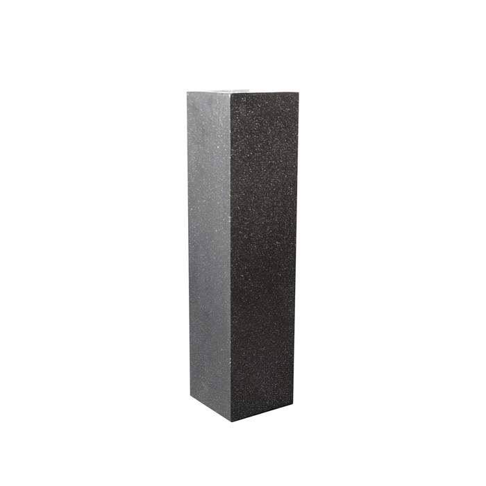 Supergreens Ανθοστήλη Πήλινη ''Terazzo'' Μαύρο Small 20x20x80cm A-6150-8 Supergreens Anthostili Pilini ''Terazzo'' Mavro Small 20x20x80cm A-6150-8