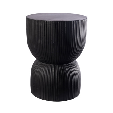 Supergreens Ανθοστήλη Τσιμεντένια ''Incantanto'' Μαύρη Φ35x47cm 8270-8