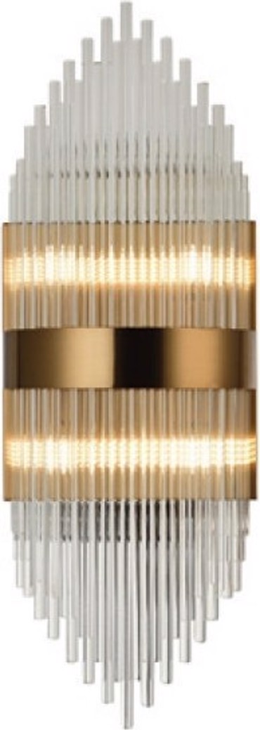 ACA Απλίκα Τοίχου Τετράφωτη Μέταλλο/Κρύσταλλο 'DYNASTY' Χρυσό G9 20Χ11Χ54cm EG1844W54AB ACA Απλίκα Τοίχου Τετράφωτη Μέταλλο/Κρύσταλλο 'DYNASTY' Χρυσό G9 20Χ11Χ54cm EG1844W54AB