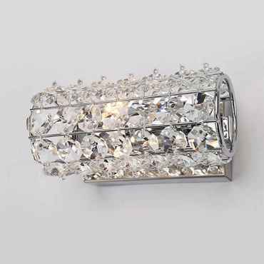 ACA Απλίκα Τοίχου Μέταλλο/Κρύσταλλο 'LIANNA' Χρώμιο G9 Φ7Χ15cm LIANNA151W ACA Απλίκα Τοίχου Μέταλλο/Κρύσταλλο 'LIANNA' Χρώμιο G9 Φ7Χ15cm LIANNA151W