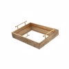 Zen Collection Diskos Metallikos Orthognios Sfurilatos Bronze (Megthos: Small) 35x25.3x9.2cm