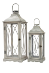 Zen Collection Set ton 2 Fanari Xulino Orthognio Ggri 28x28x73cm/21x21x52.5cm 49796