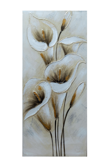 Zen Collection Πίνακας Ζωγραφικής Τουλίπες σε Καμβά Γυαλιστερός 40x3x90cm 48179