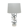 Zen Collection Portatif Monofoto Metalliko Asimi se Lefki Marmarini Basi F38x65cm 49098