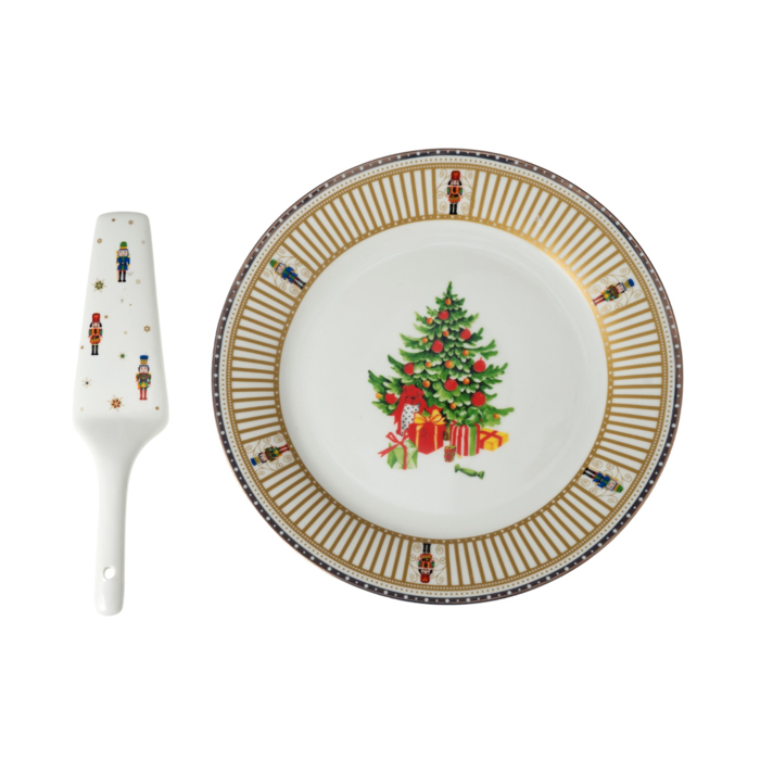 Zen Collection Xristougnniatiki Piatela Porselanis F27cm me Spatoula 49110