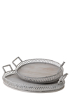 Zen Collection Set ton 2 Diskos Xulinos me Metallo 44x30.5x10cm/37.5x24x7.5cm 49785