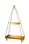 Zen Collection Metalliko Diorofo Stand Xruso 33.5x15x63.5cm 51122